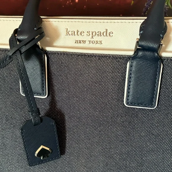 Kate Spade Cameron Denim Satchel - Picture 7 of 15